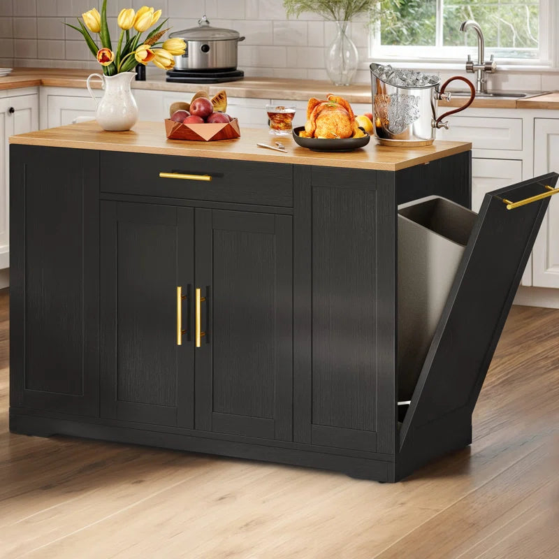 Cushing Wood Kitchen Island